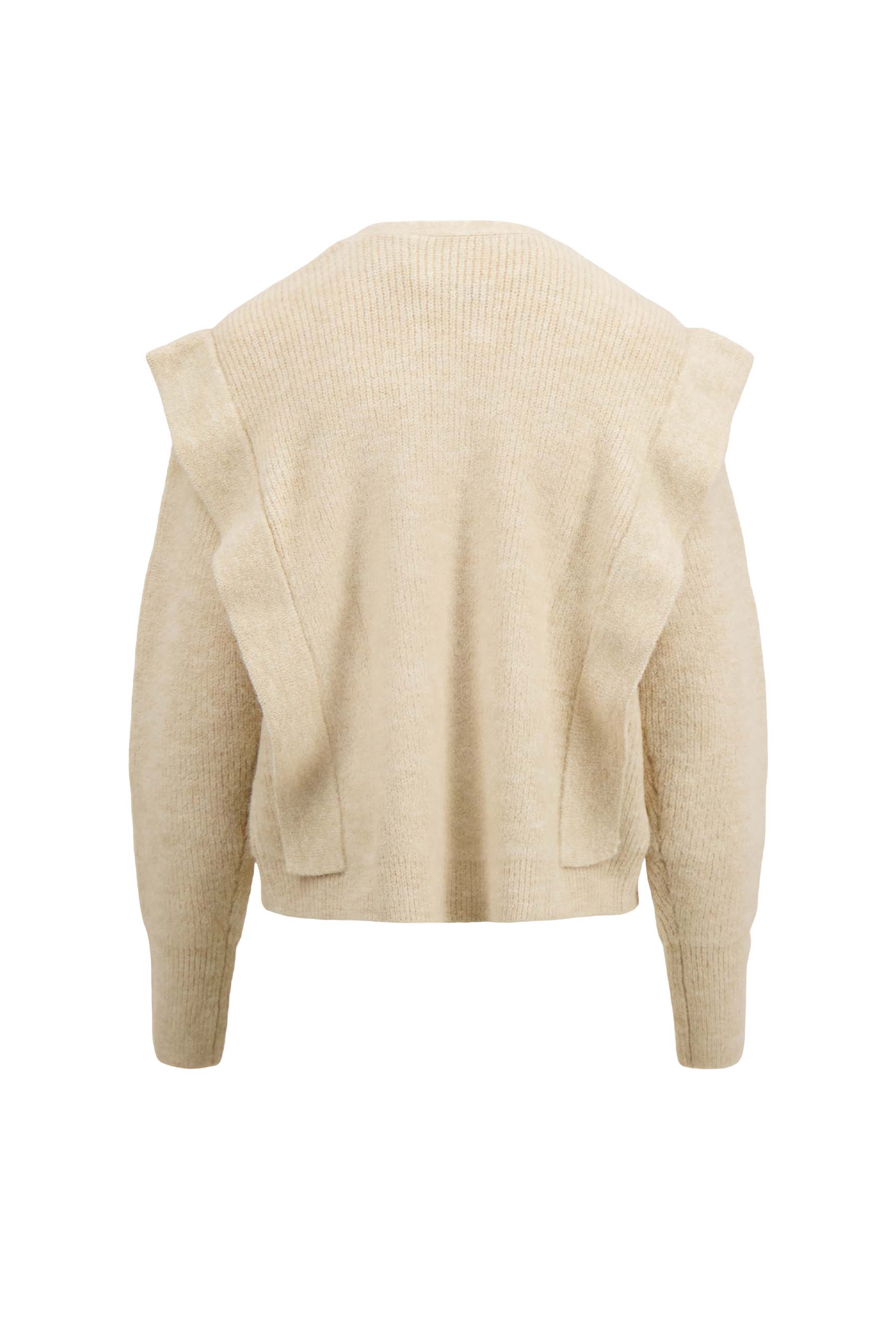 vest met schouder detail