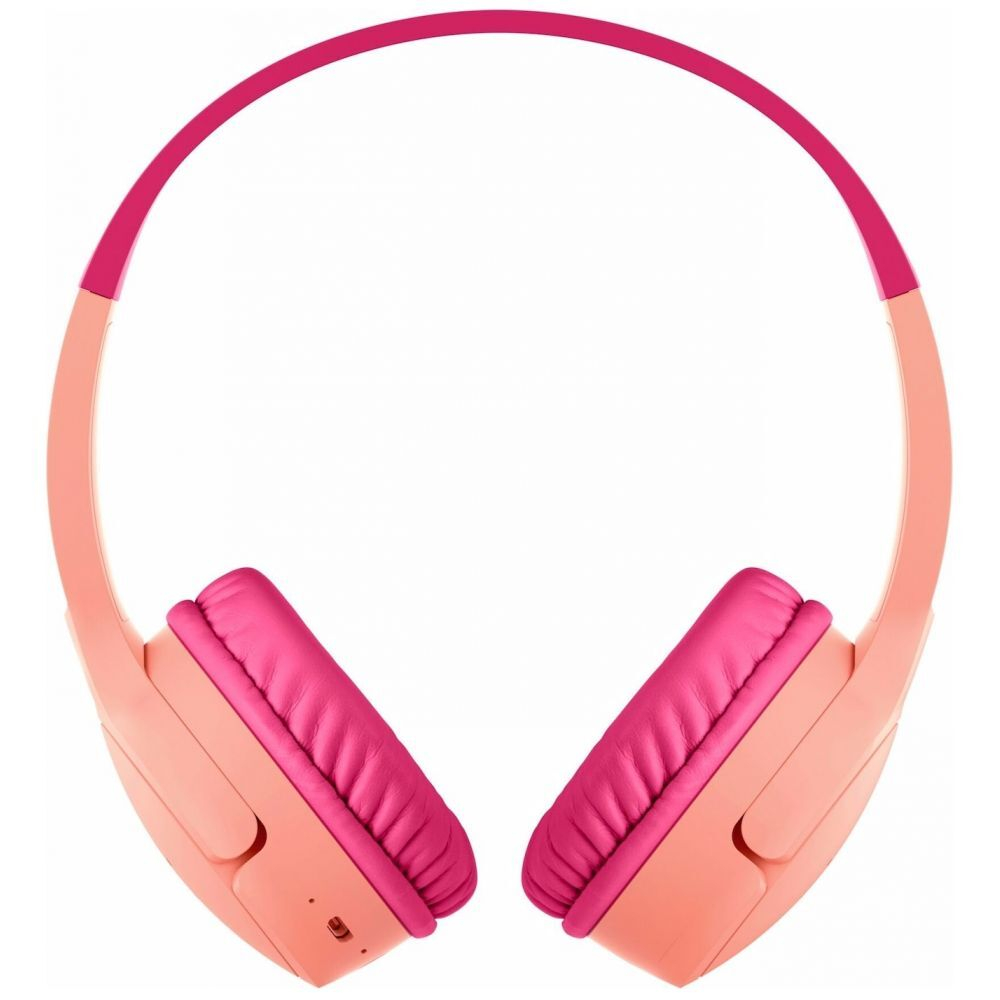 SoundForm Kinder Bluetooth On-Ear Kopfhörer Wireless Headset 85dB Begrenzte Lautstärke (AUD002btPK) - Pink