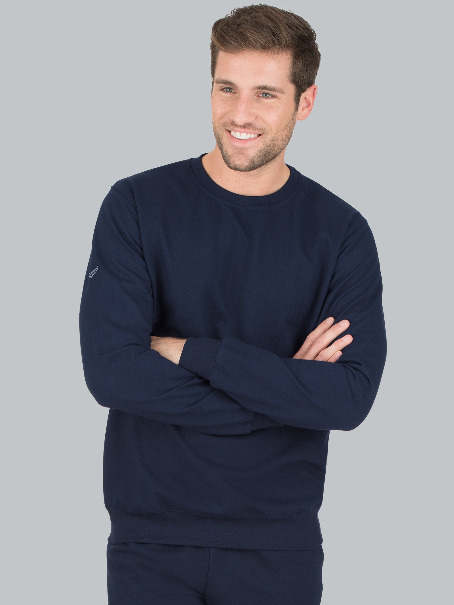 Sweatshirt aus Biobaumwolle Navy