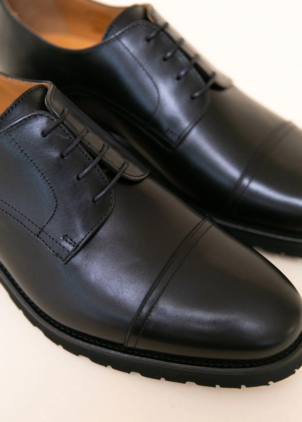 DERBY PATROCLO CUIR NOIR
