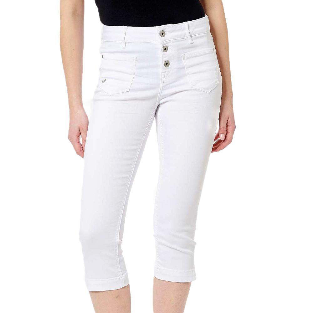 Kaporal Pantacourt Blanc Femme Kaporal 23