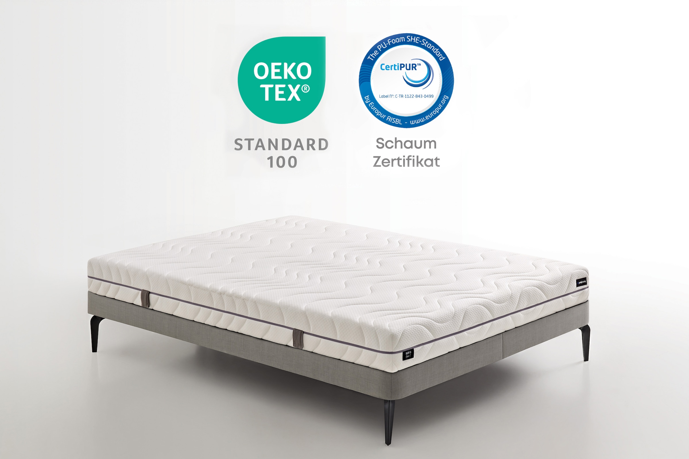 Yatas Bedding Taschenfederkernmatratze »Royal Duo 7 Slim, Matratze 90x200, 140x200 cm & weitere Grössen« 18 cm hoch Raumgewicht: 28 kg/m³ 434 Federn 1-tlg., 1 Stk. tlg. 7-Zonen, H2 / H3, Wendematratze, ergonomisch, atmungsaktiv