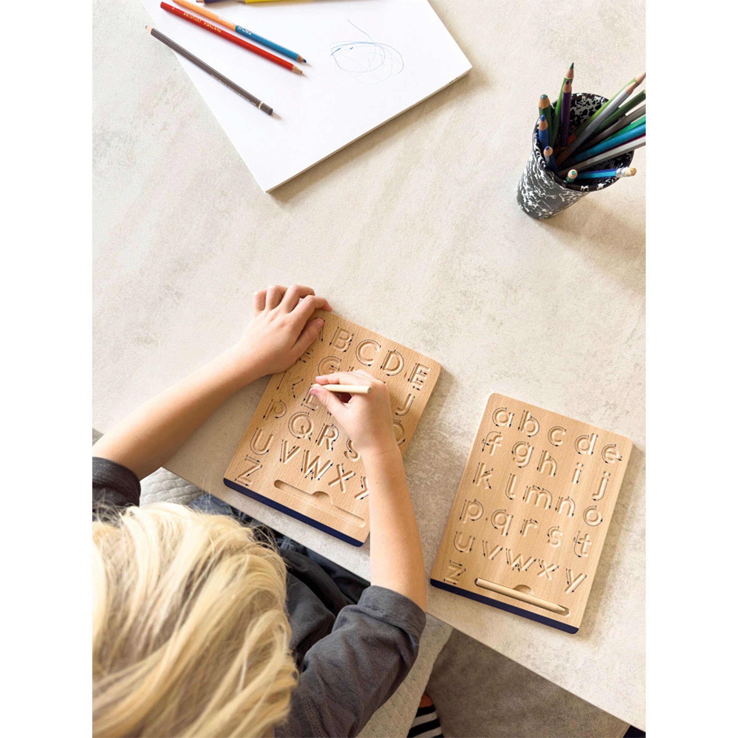 small foot Schreibtafel-Set Educate