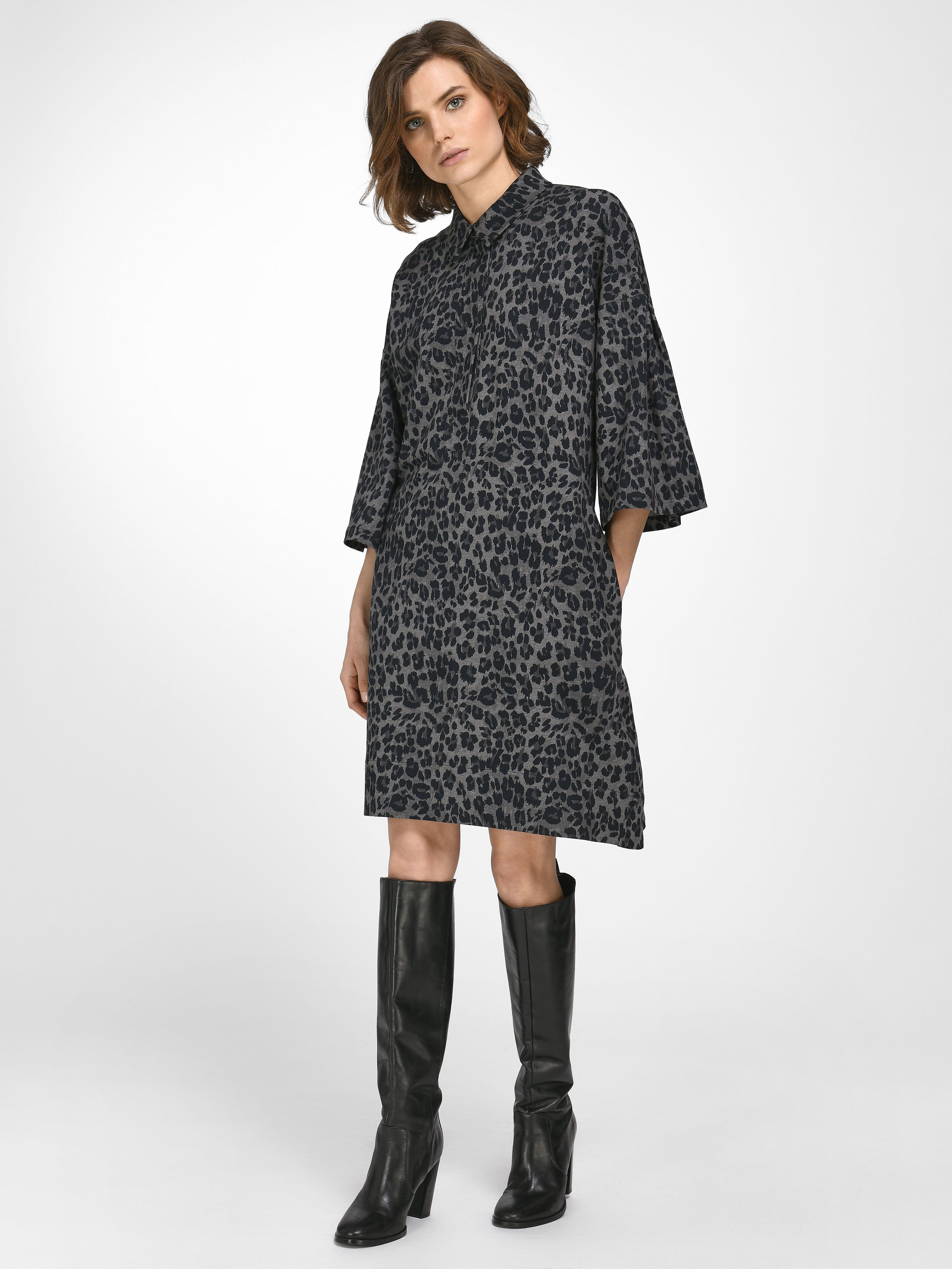 Kleid mit 3/4-Arm