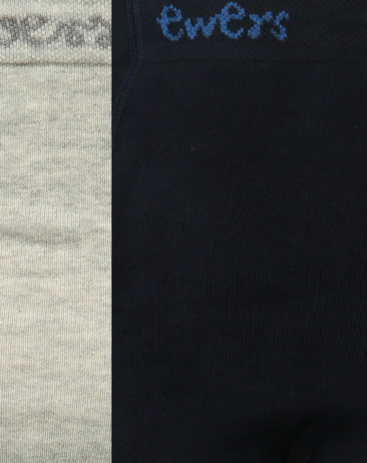 Thermo-Strumpfhose SUPER WARM 2er-Pack in grau/navy