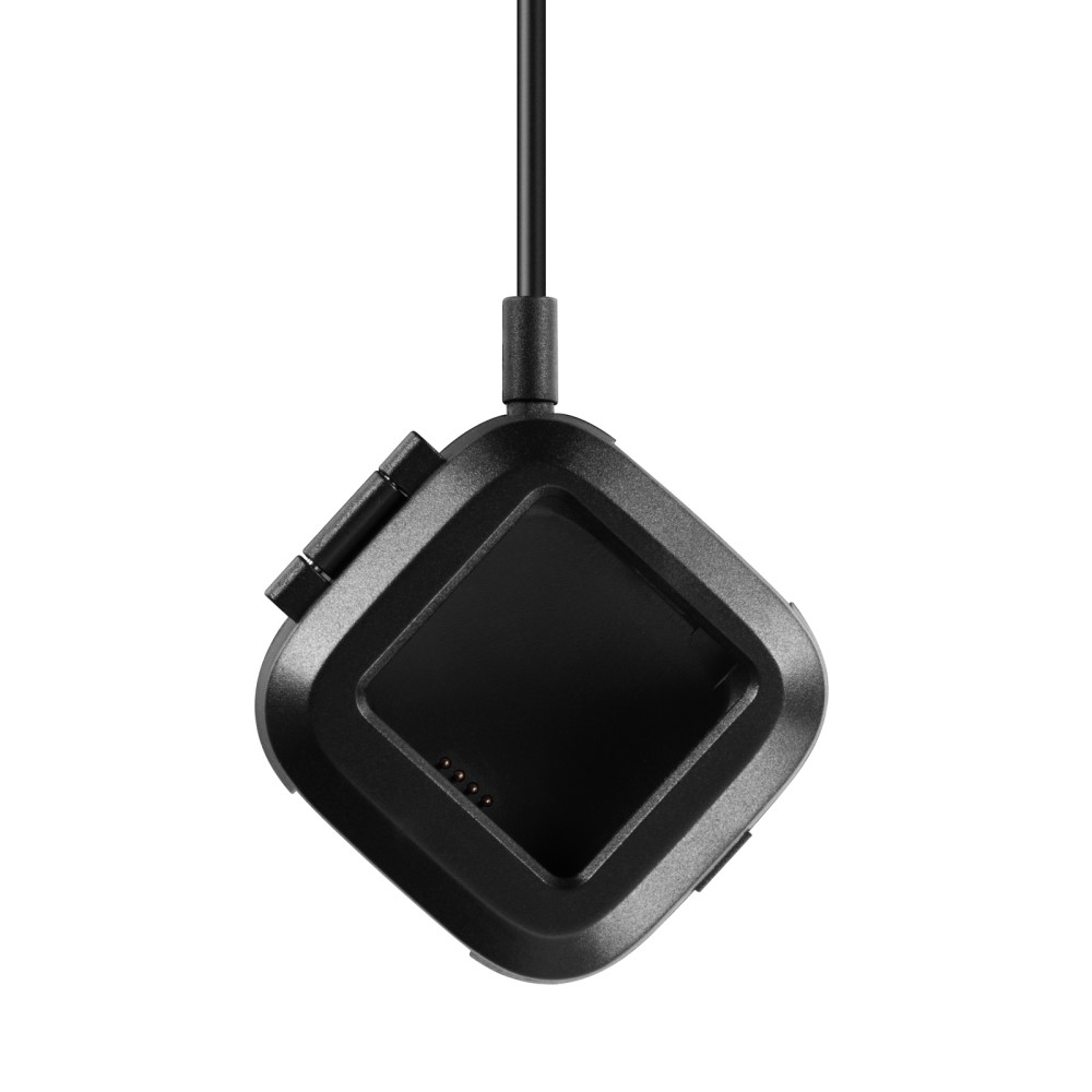 (1m) Fitbit Versa 2 USB Ladegerät Box Clip - Schwarz