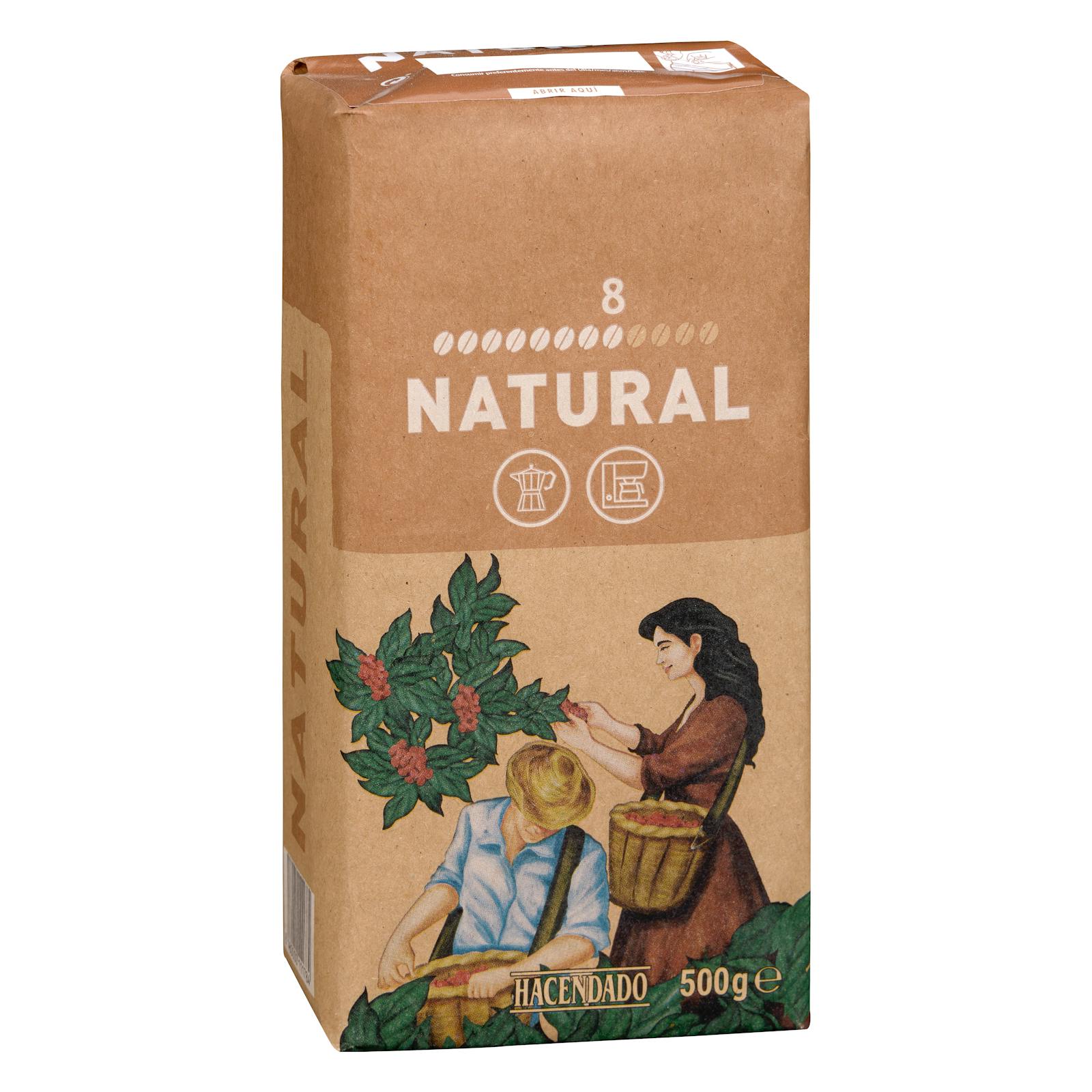 Café moulu naturel Hacendado
