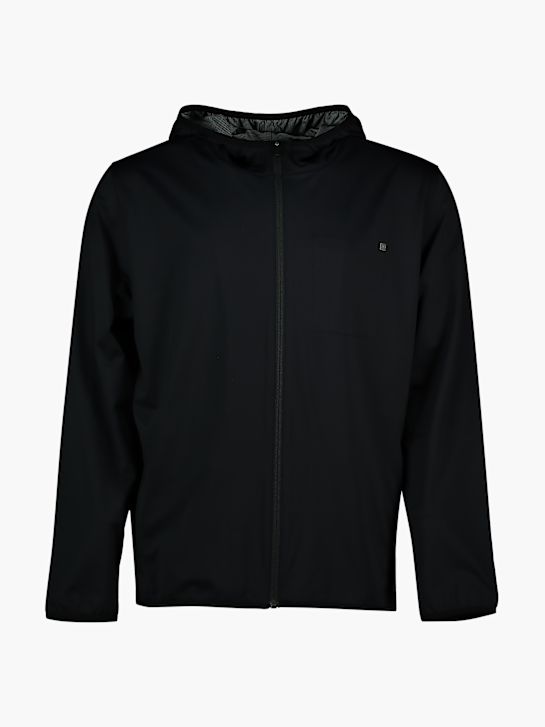 FILA Kapuzenpullover Schwarz