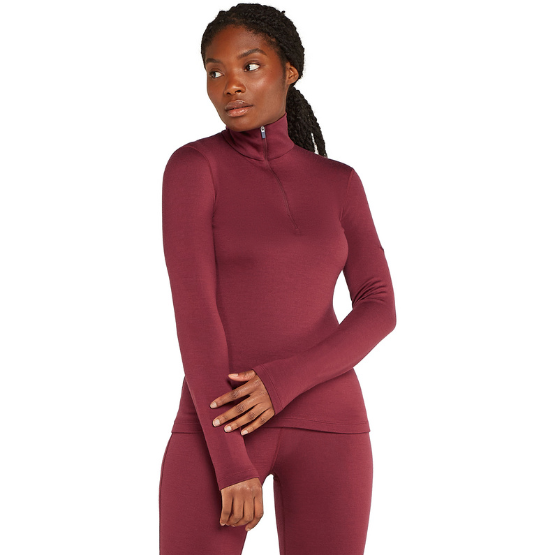 Icebreaker Damen 260 Tech Half Zip Longsleeve