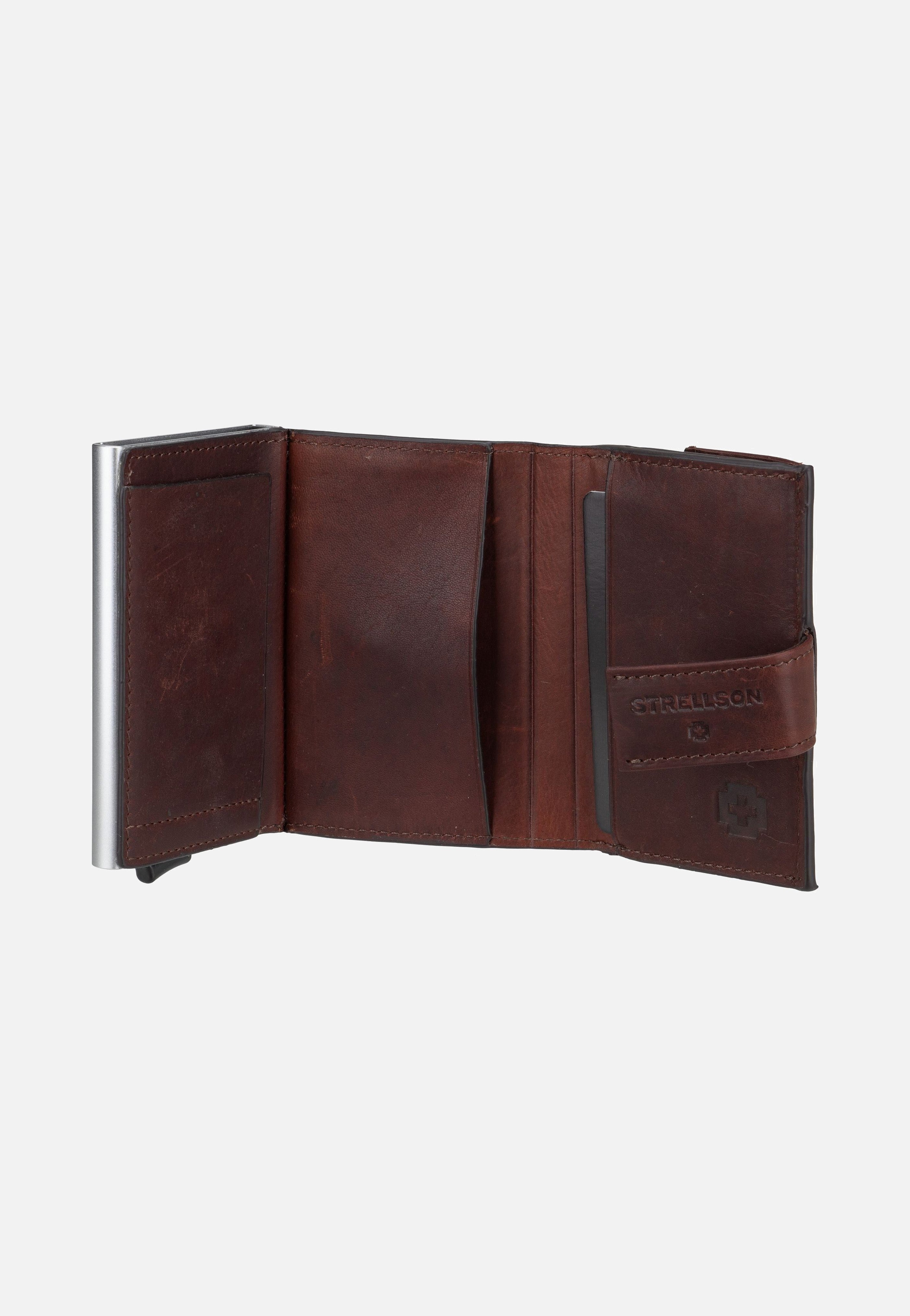 Brick Lane C Three E-cage sv8 Dark Brown - Kartenetui