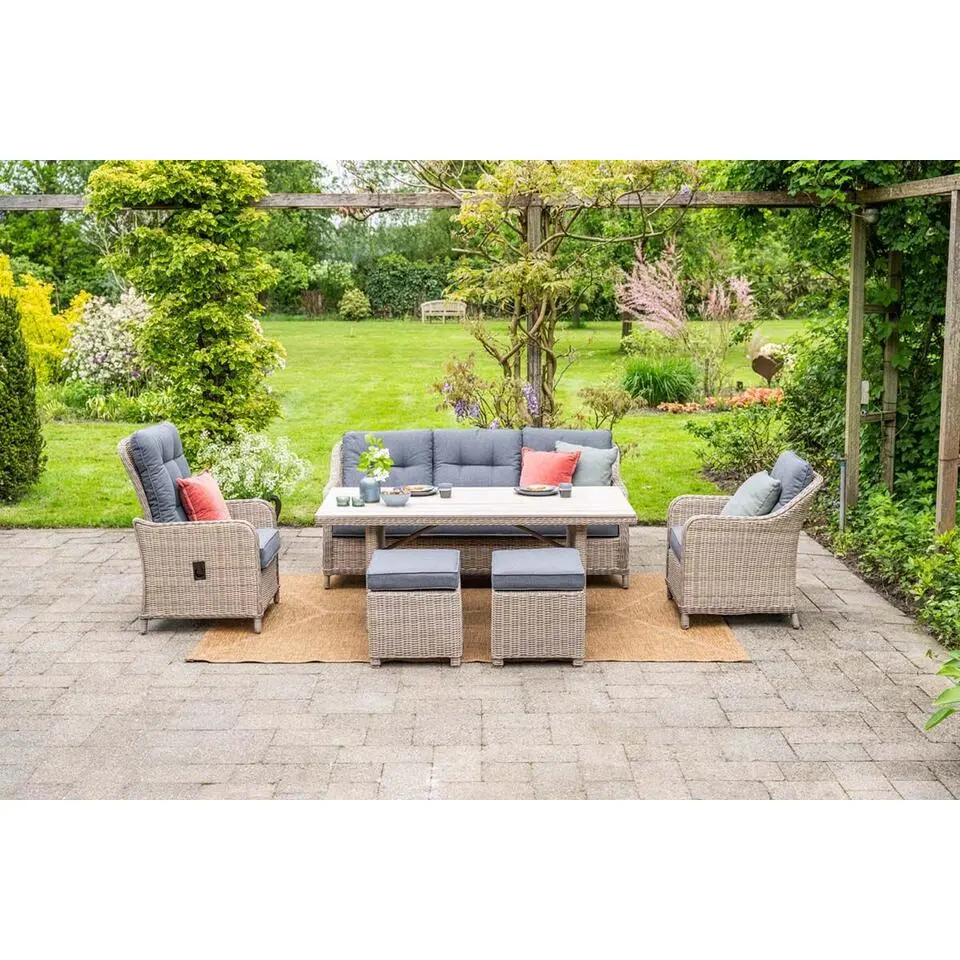 Milwaukee lounge fauteuil - vintage willow - mystic grey