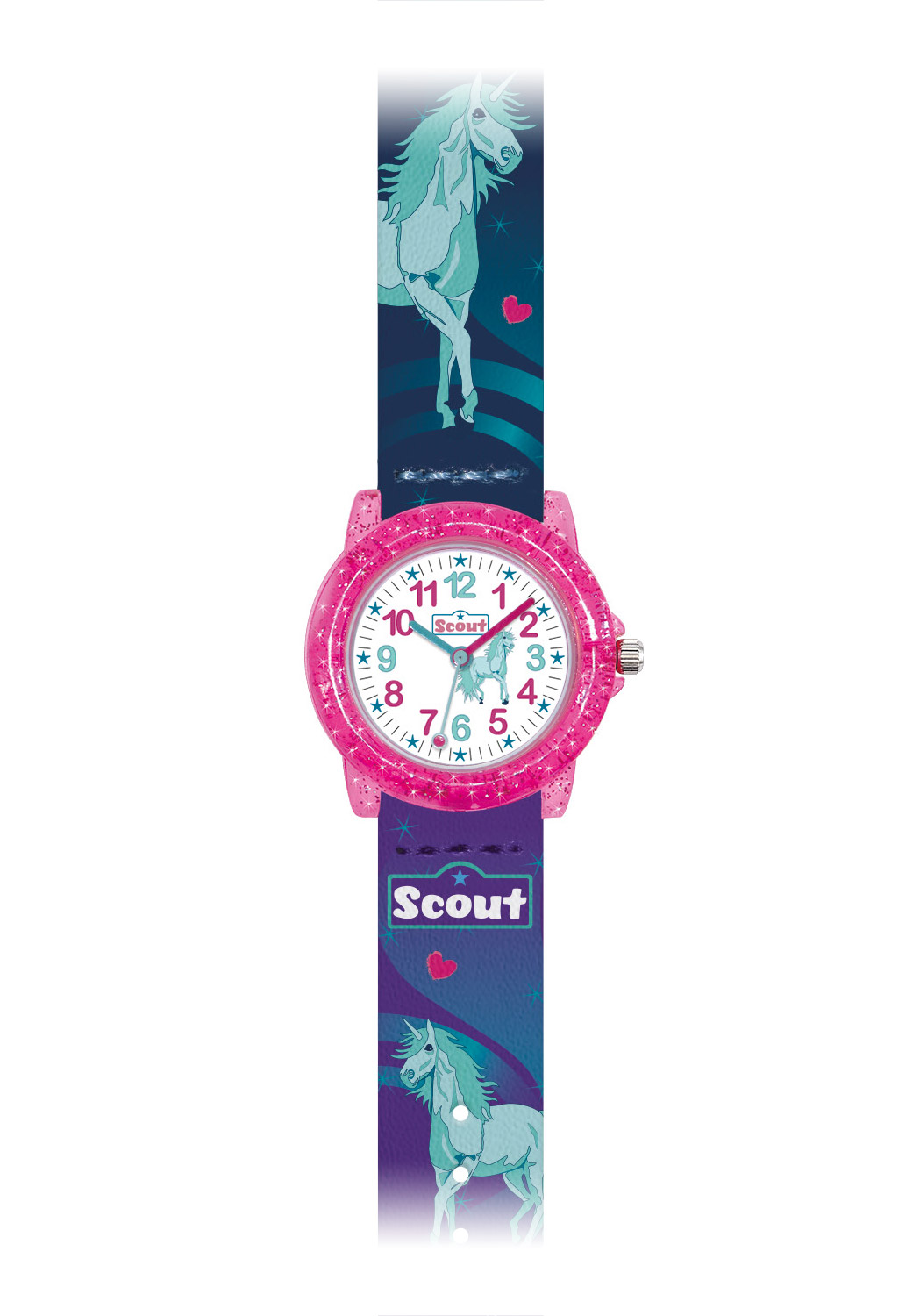 Scout Kinderuhr Einhorn und Eule 305.048