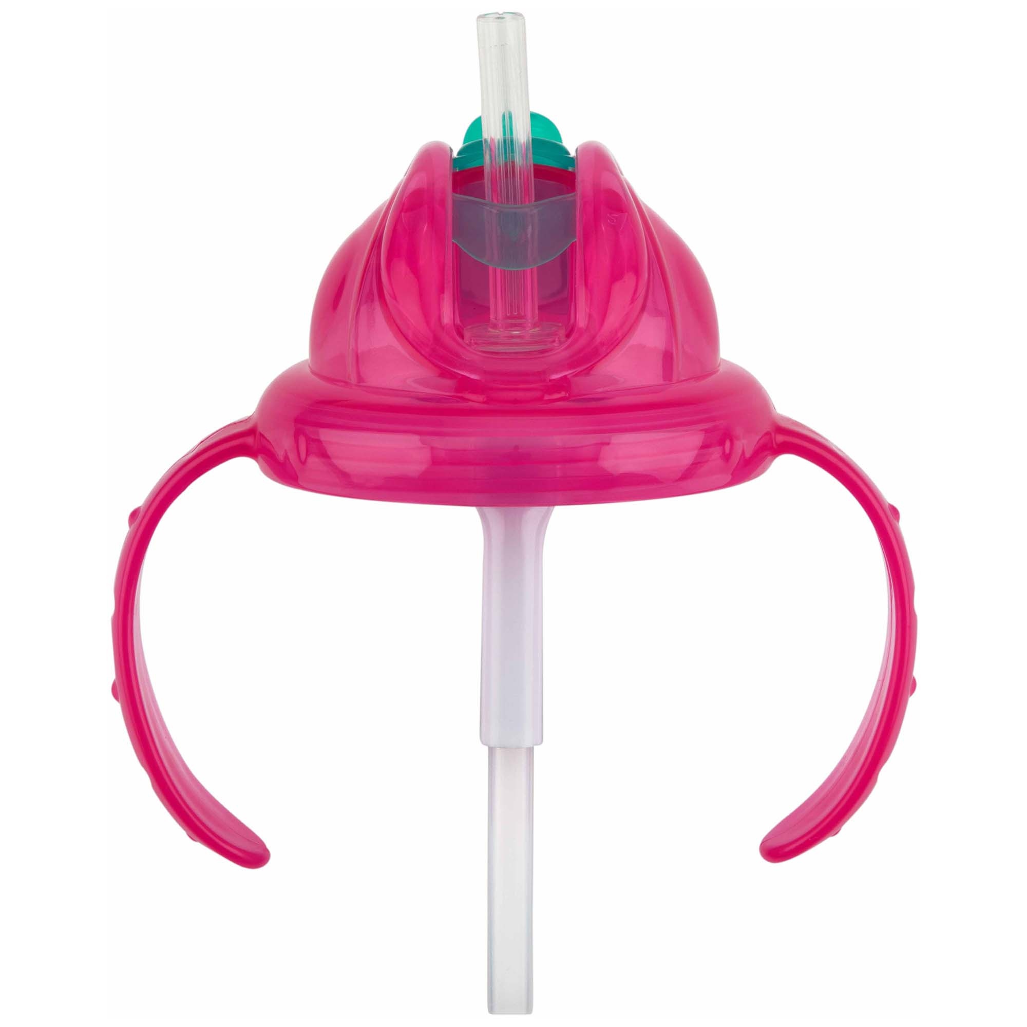 Nûby Flip-it antilekbeker met handvatten 240ml roze