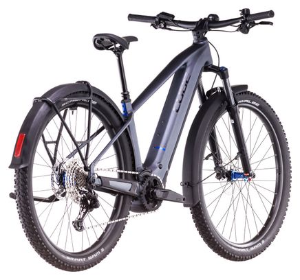VTT Électrique Semi-Rigide Cube Reaction Hybrid Pro 800 Allroad Shimano Deore/Deore XT 12V 800 Wh 29'' Gris Metallic 2025