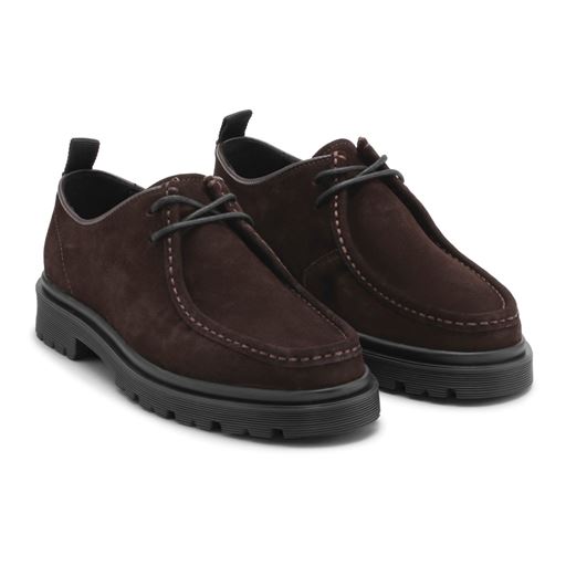 Playboy Footwear Alain Sko, Dark Brown Suede, 45