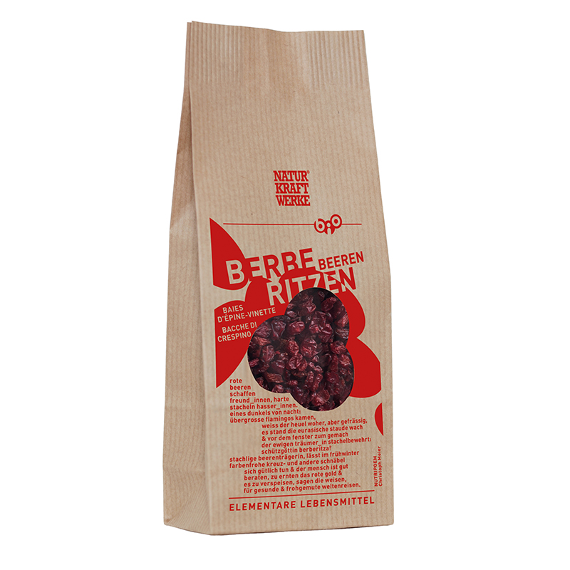 NATURKRAFTWERKE Berberitzen Beeren getrocknet Bio/kbA 100 g