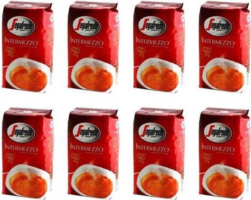 Segafredo Intermezzo Koffiebonen 8 x 1 kg