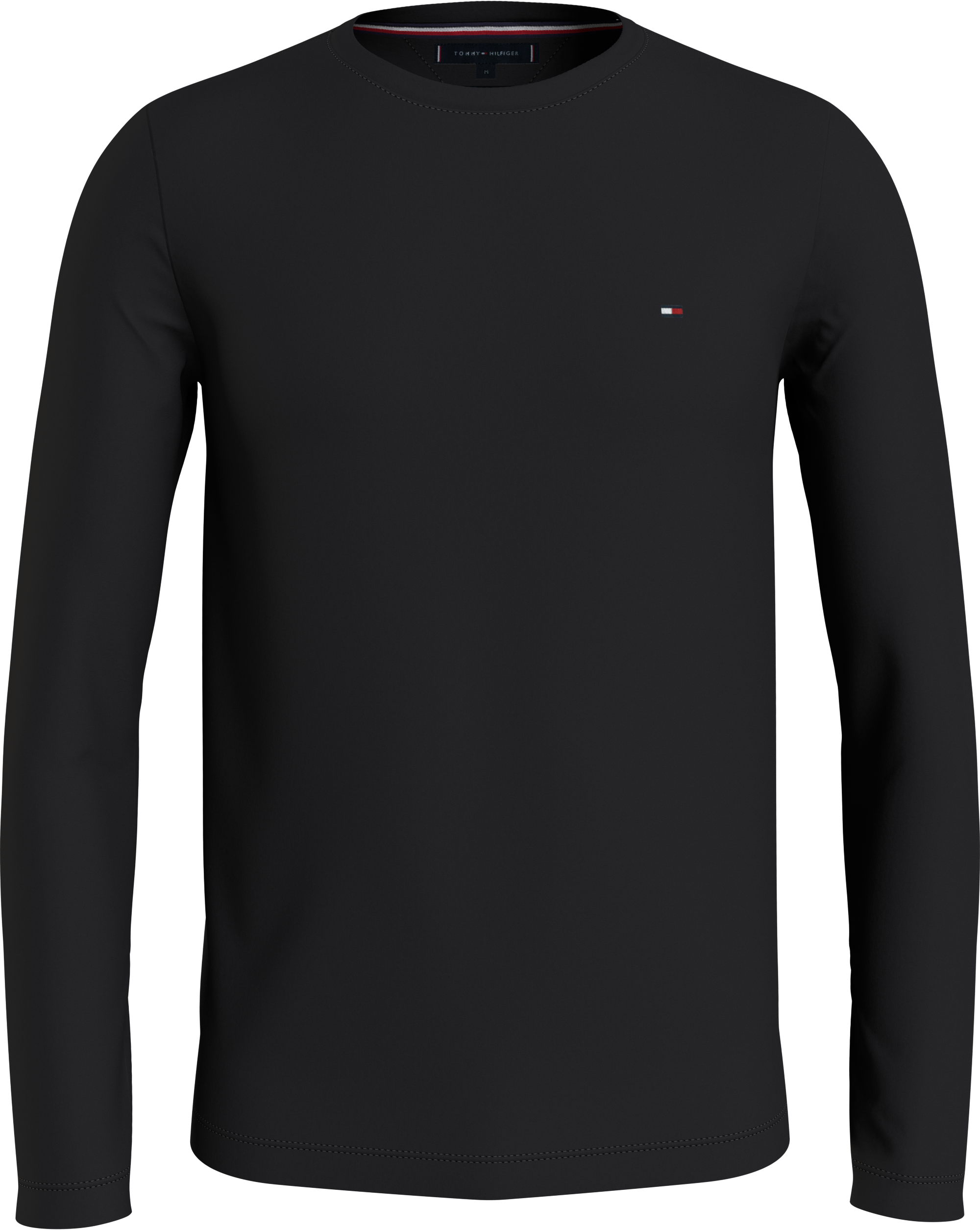 Tommy Hilfiger Langarmshirt »STRETCH SLIM FIT LONG SLEEVE«, aus Baumwollstretch
