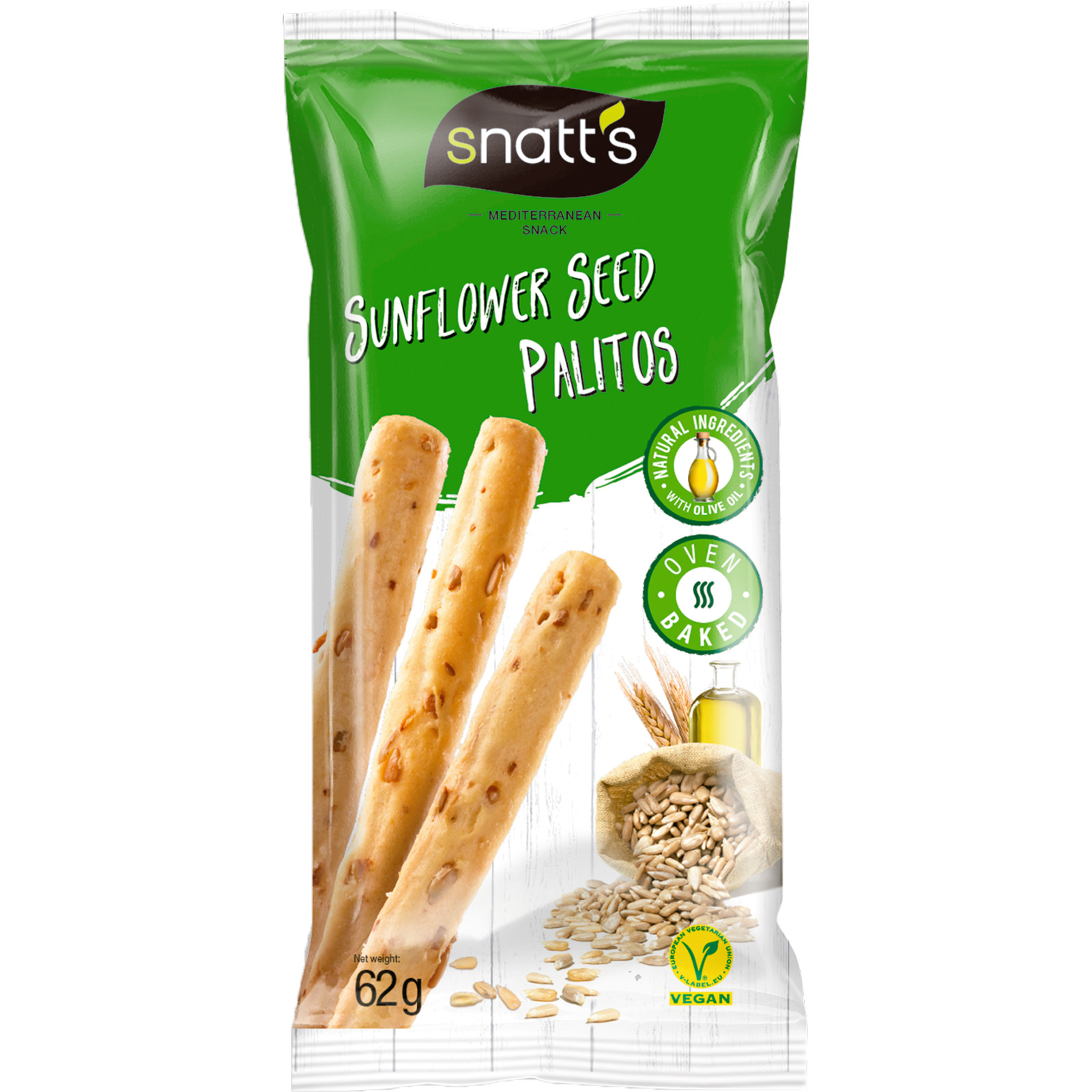 Snatt's Palitos Sonnenblumenkerne 62g