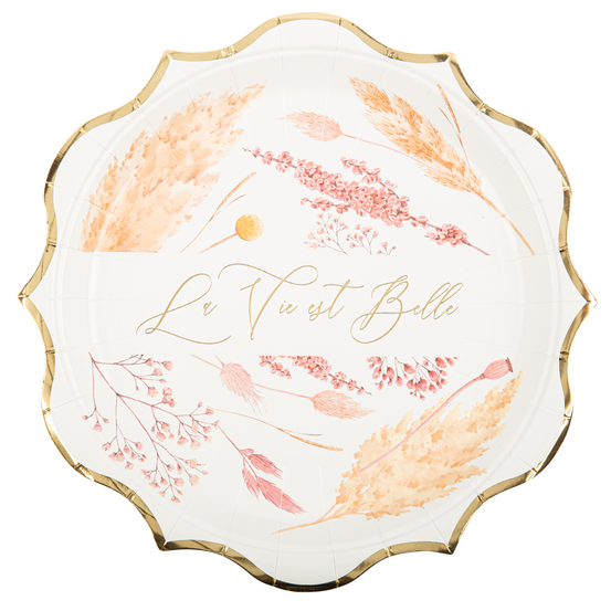 8 assiettes 