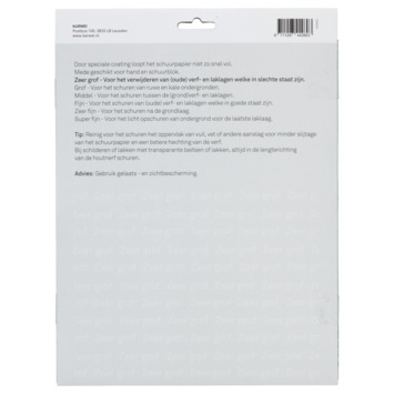 KARWEI schuurpapier grove schuurklus zeer grof K60