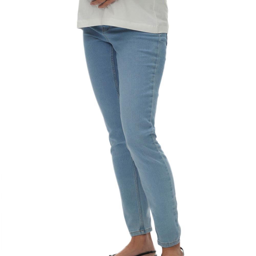 Mamalicious Jeans Skinny Bleu Femme Mamalicous Destroyed Light