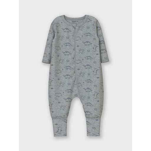 Name It 2-pak Natdragt, Grey Melange, 62 cm