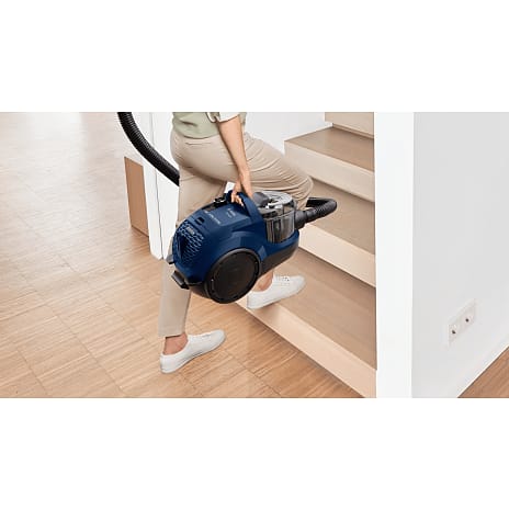 Bosch poseløs støvsuger BGS21x320 - blå