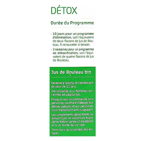 Suco de Bétula Orgânico Detox e Vitalidade Weleda 250ml