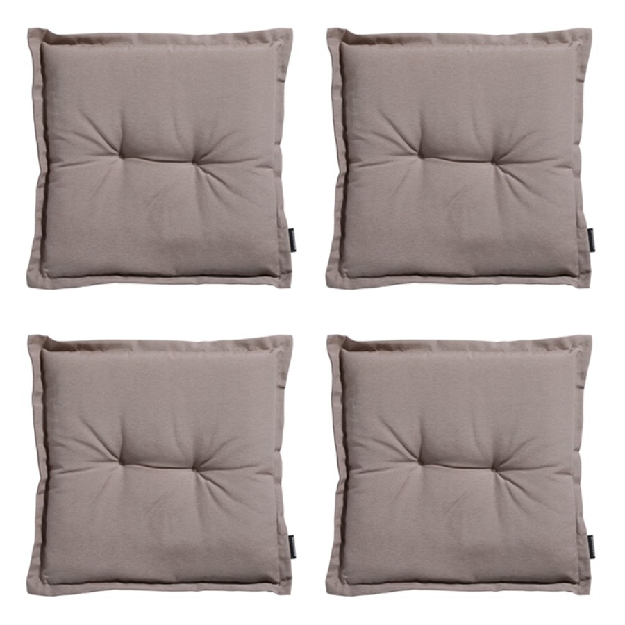 Madison Panama taupe Zitkussen - Set van 4