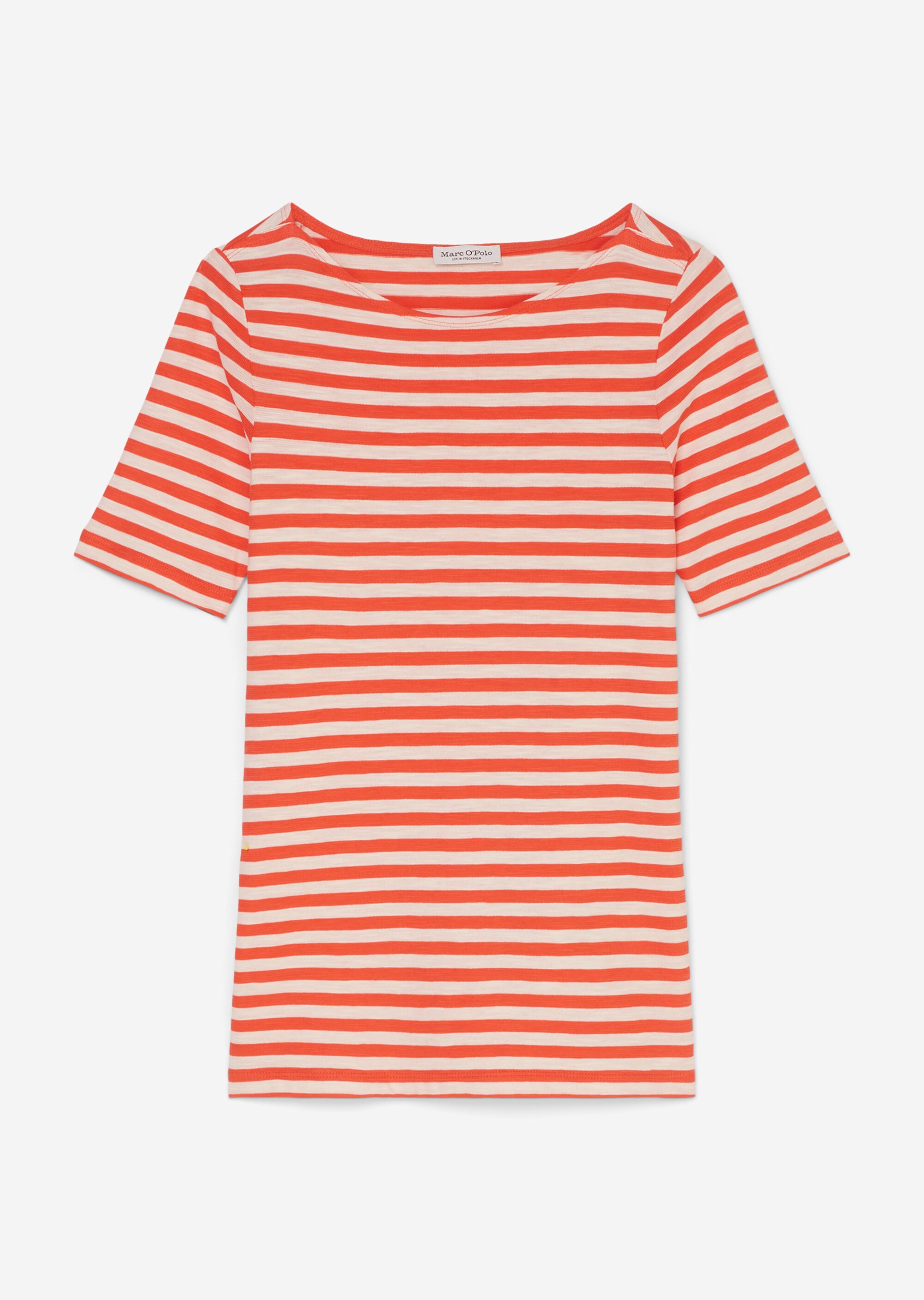 Gestreiftes T-Shirt slim aus Organic Cotton-Jersey