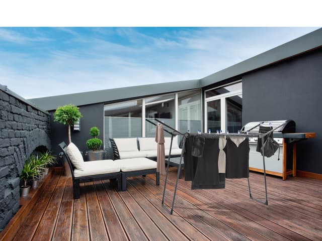 Leifheit Pegasus 150 Tørrestativ 157 x 55 x 87 cm Black