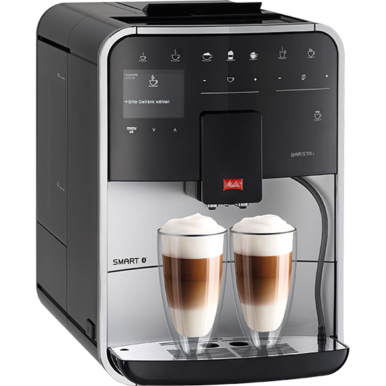 Barista T Smart®|Kaffeevollautomat Schwarz-Silber