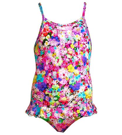 Funkita Badeanzug - UV50+ - Gürtel Frill One - Teil Garden Teil