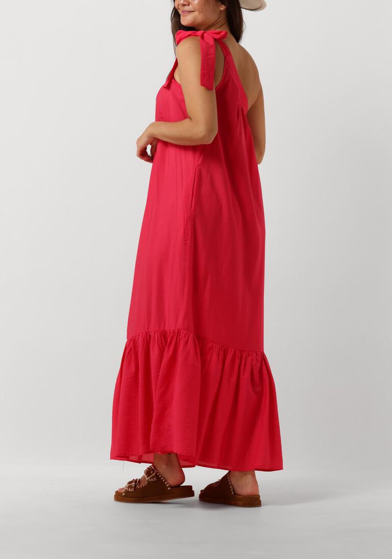 roze co'couture maxi jurk callum asym dress