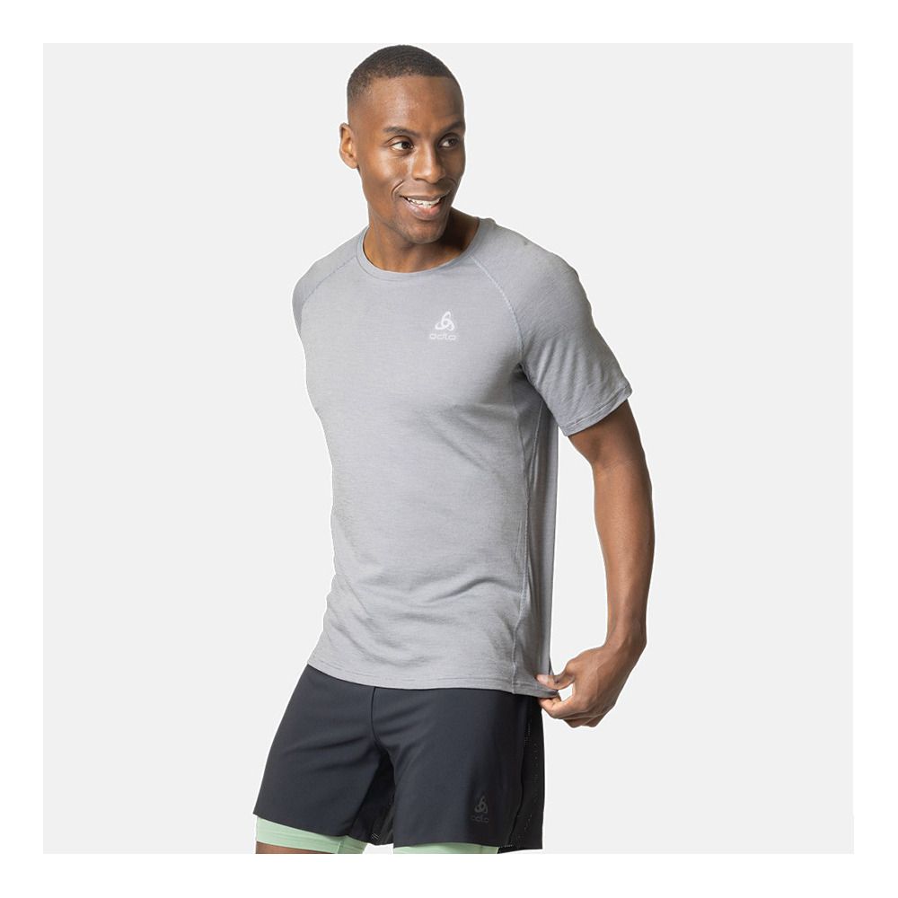 Odlo X-ALP PW 115 - Maillot Homme grey melange