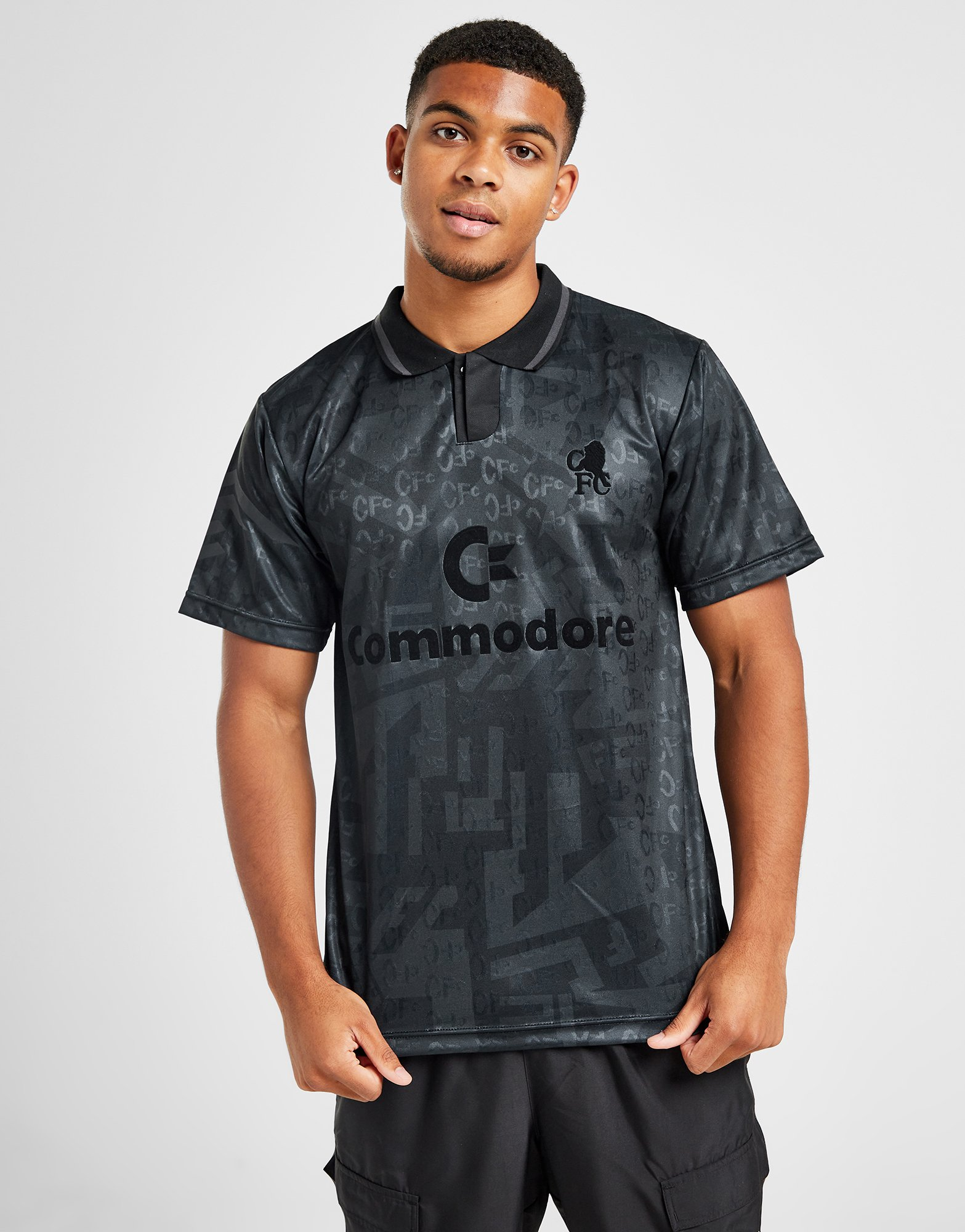 Score Draw Maillot Rétro Chelsea FC '92 Black Out Homme