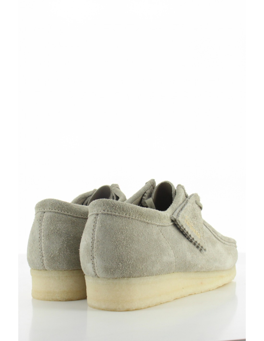 clarks Derbies Homme Wallabee Pale Grey Sde
