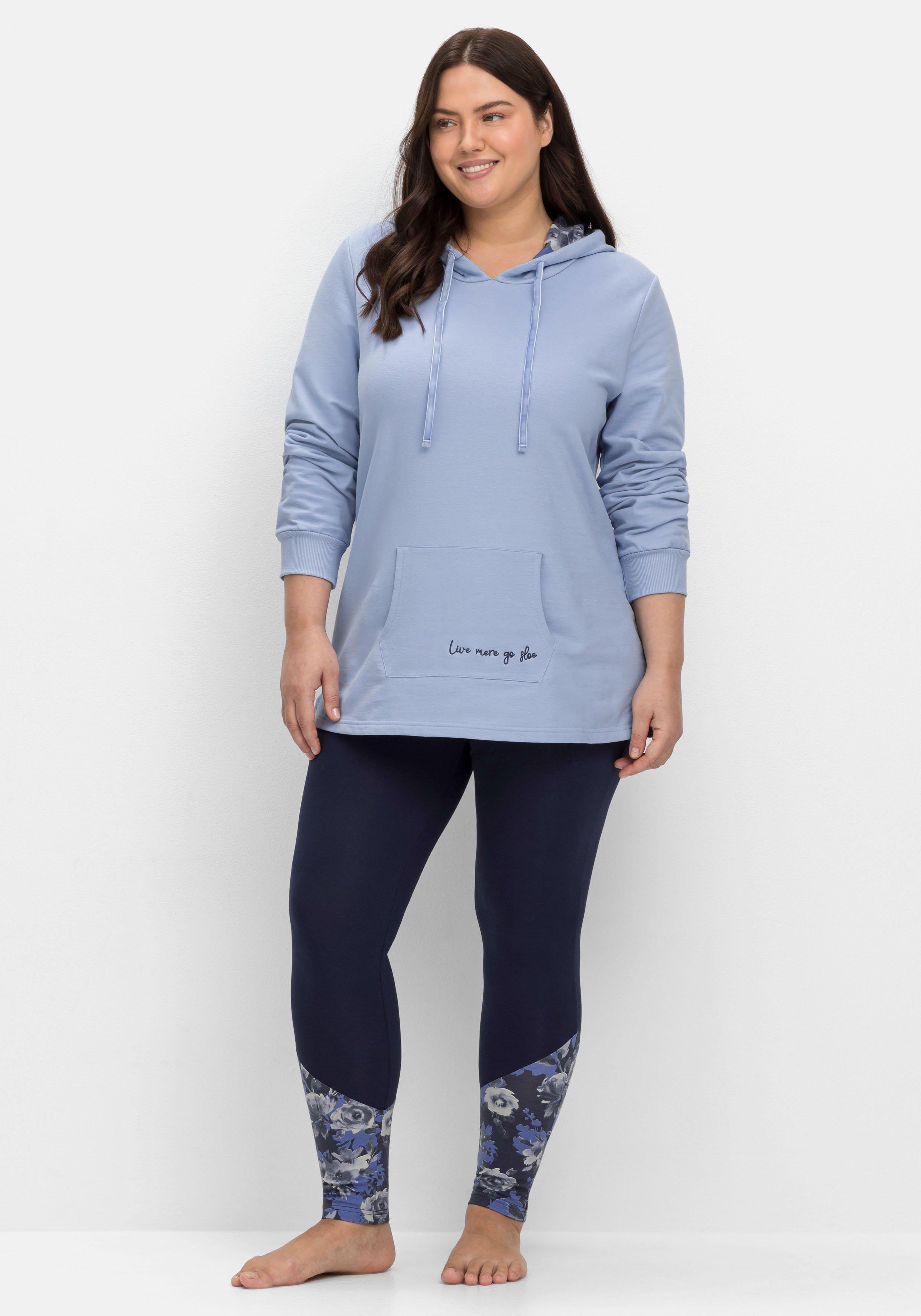 Leggings mit Blumendruck und Shaping-Bund