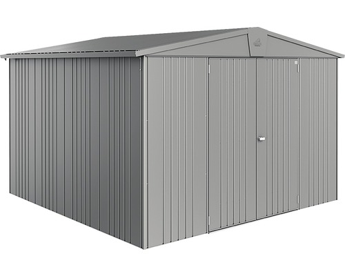 Biohort Europa tuinhuis, maat 7, 316 x 300 cm, kwartsgrijs metallic