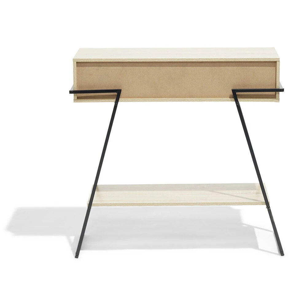 Console coiffeuse Denver 1 niche 1 étagère  83,1x32,7xH80cm