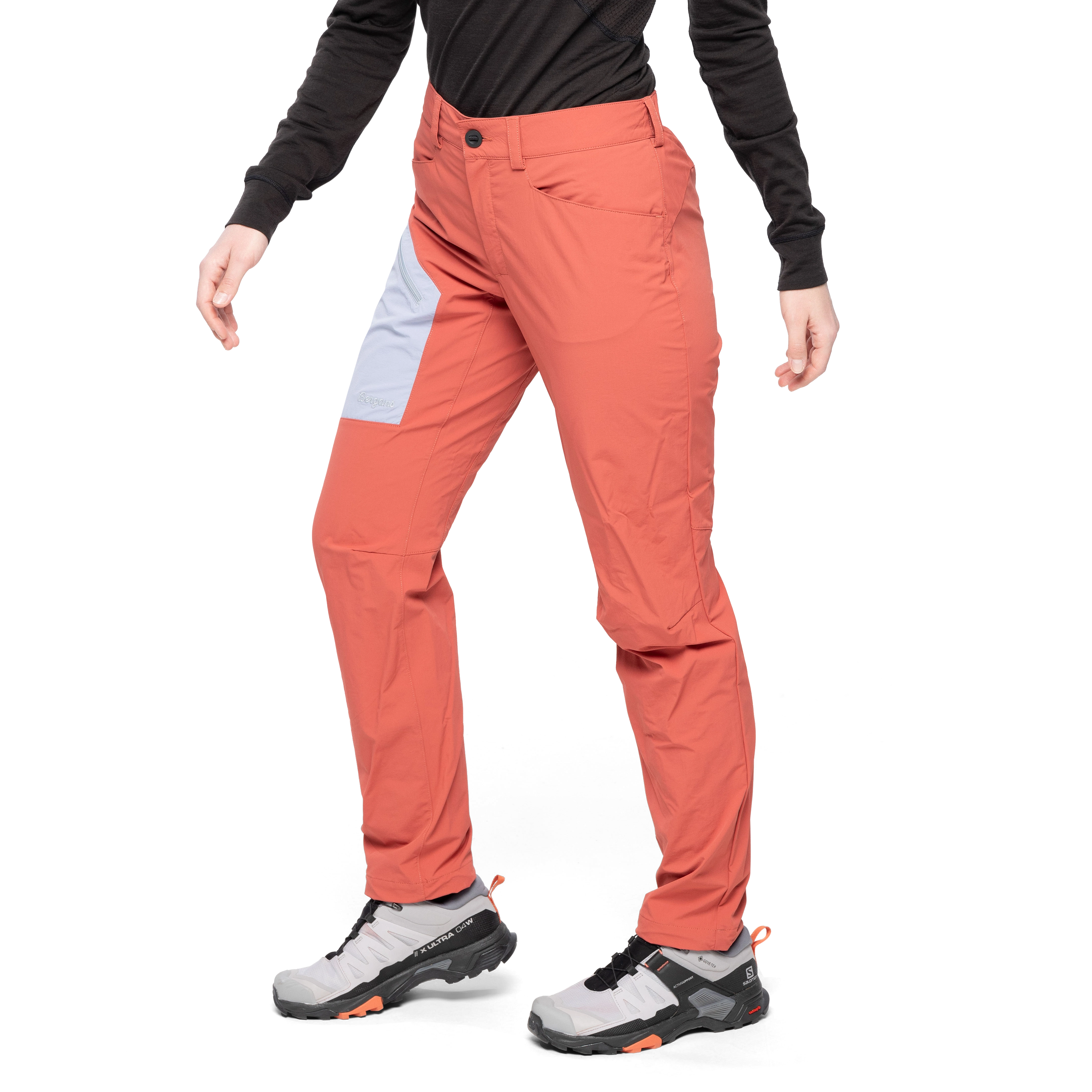 Vaagaa Light Softshell Pants Women Rusty Dust / Husky Blue
