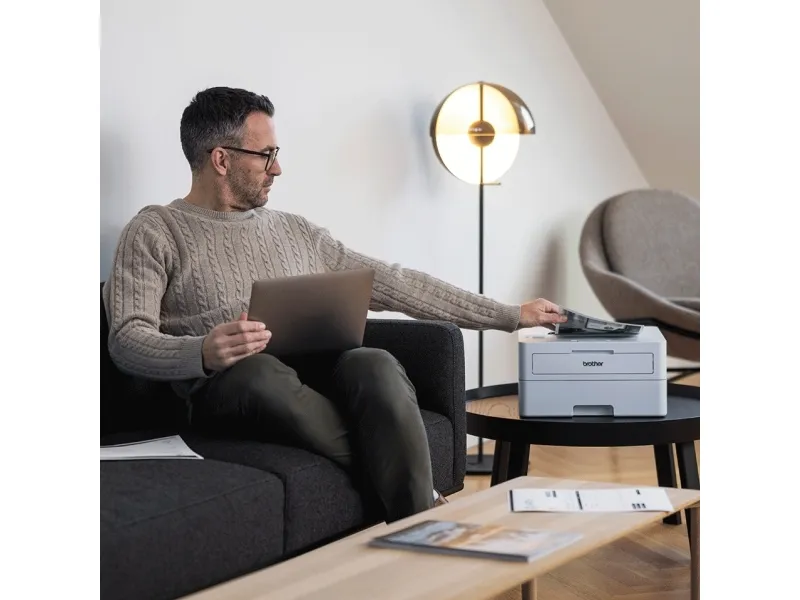 Brother HL-L2865DW - Printer - S/H - Duplex - laser - A4/Legal - 1200 x 1200 dpi - op til 34 spm - kapacitet: 250 ark - USB 2.0, Wi-Fi(n), LAN
