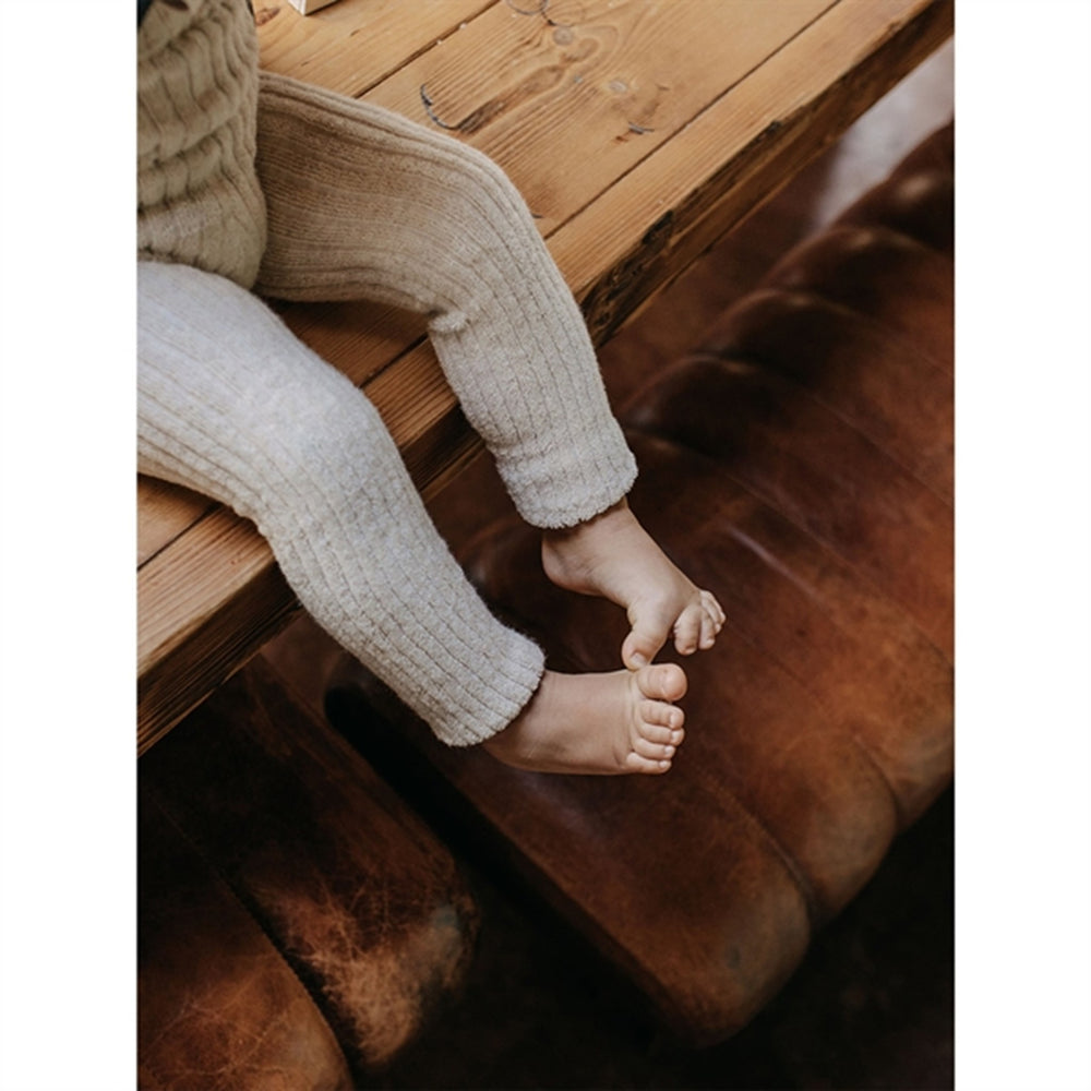 Granny Teddy Footless Tights Cream Blend