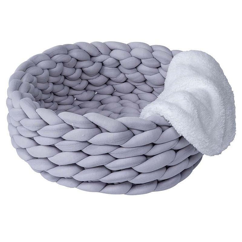 Quapas! Cat bed woven Grey Kat | 13615