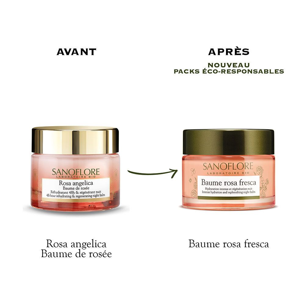 Sanoflore Frische Rose Baume de rosée