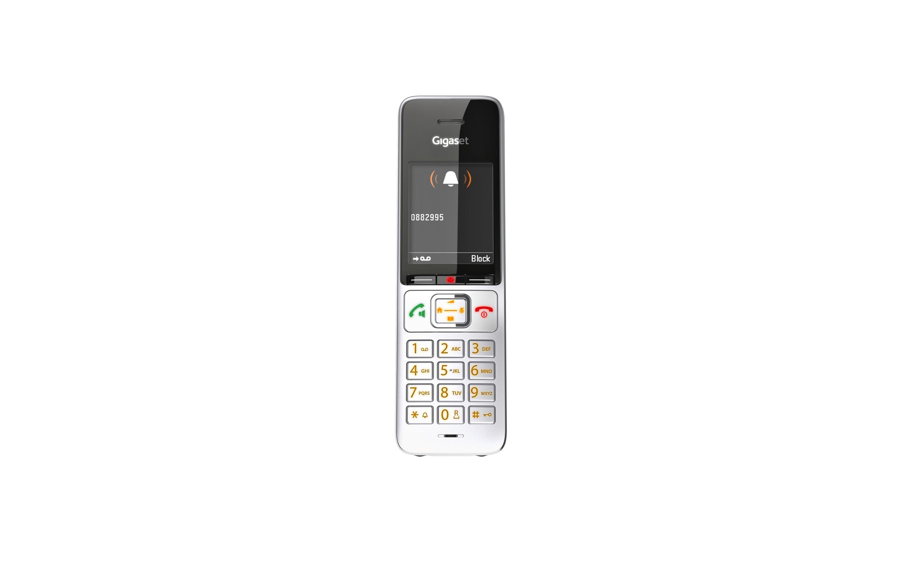 Schnurlostelefon Comfort 500A Schwarz/SilberDer neue Massstab in puncto komfortable Kommunikation für Zuhause und Home Office