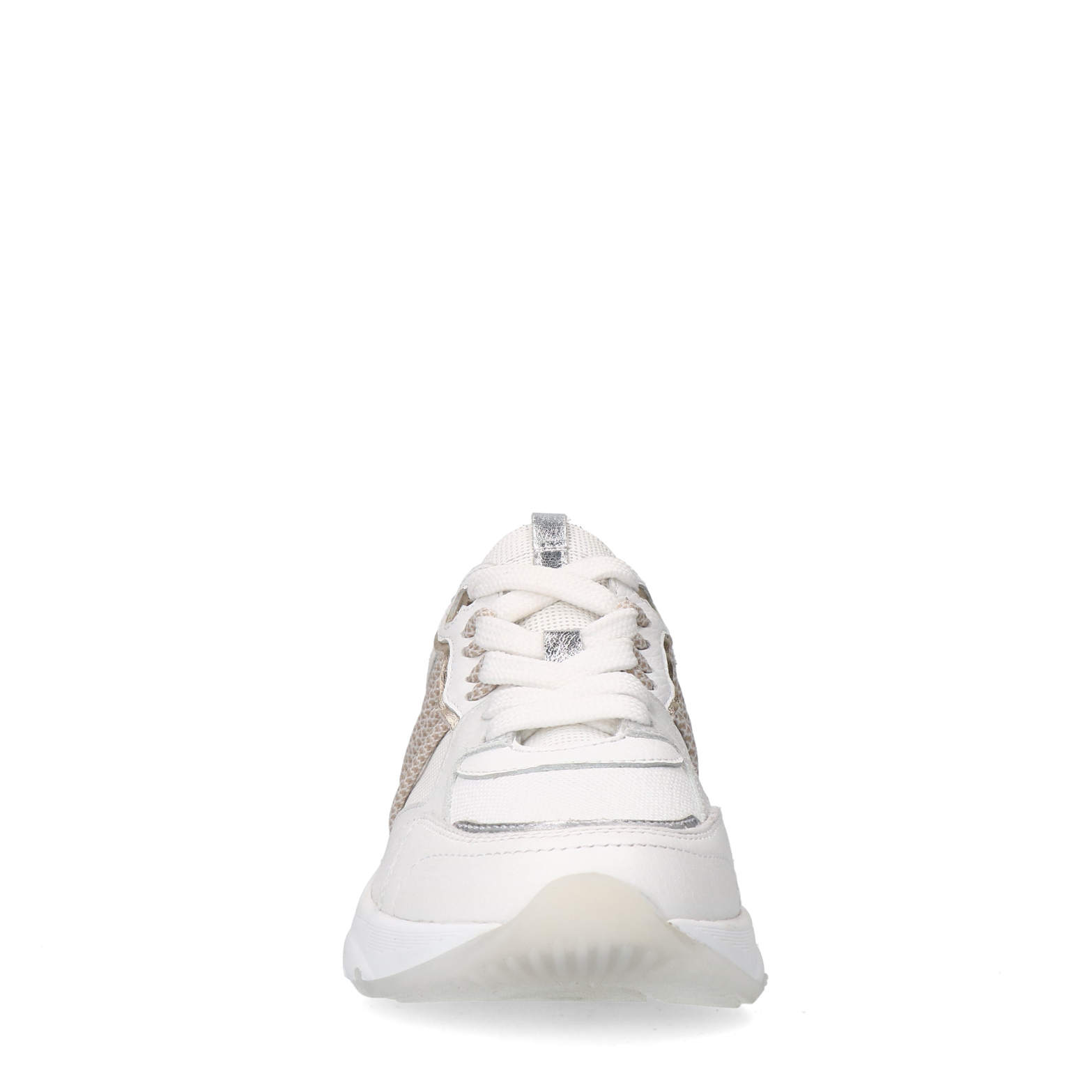 Witte leren sneakers