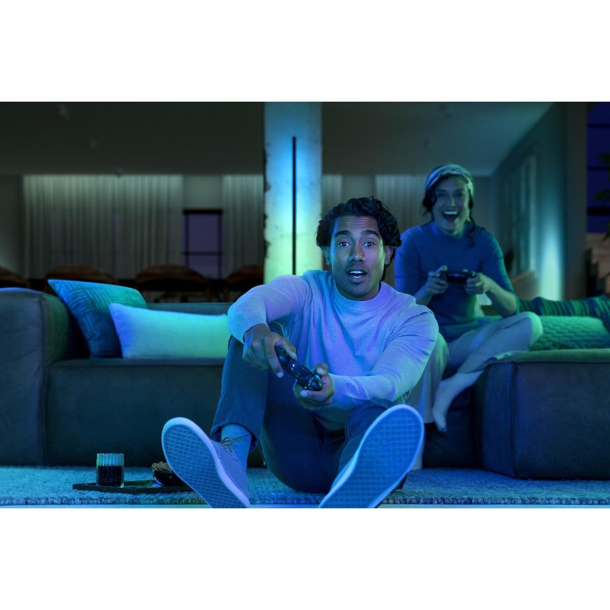 Philips Hue Gradient Signe gulvlampe (sort)