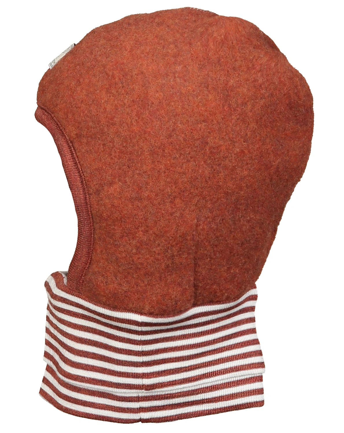 Schlupfmütze SCHLÜPFLI WOLLFLEECE in red wood